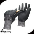 SRSAFETY 13G gestricktes Liner beschichtetes PU auf Handhandschuhen geschnittenen resisitant Handschuh